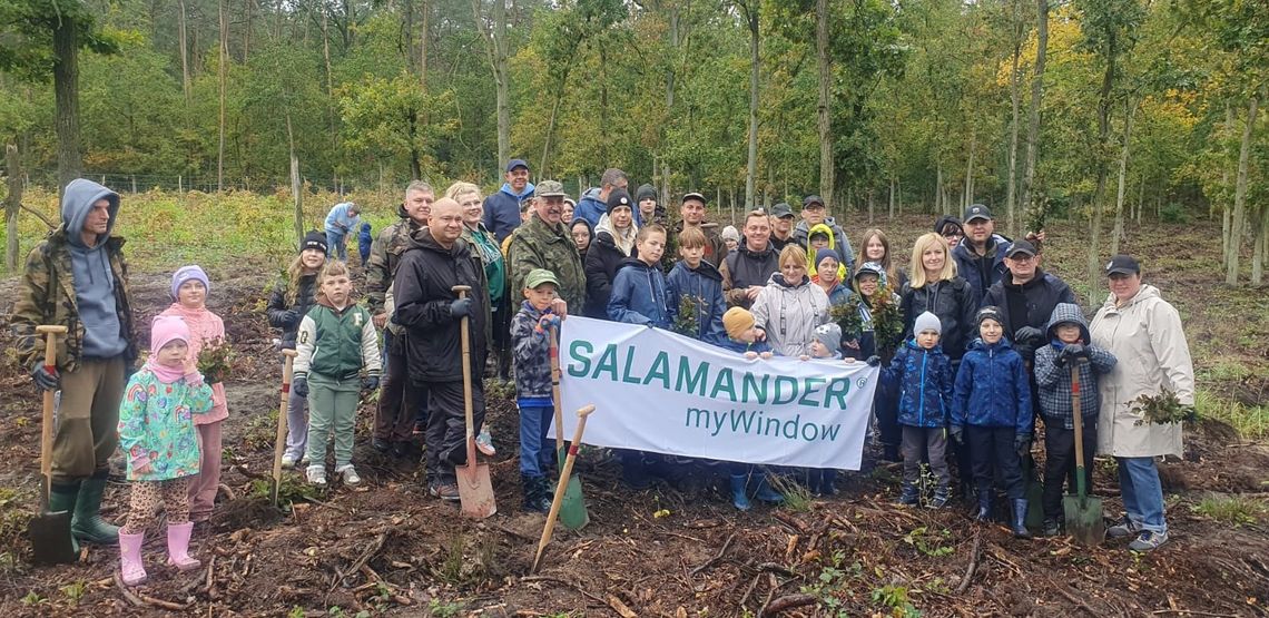 W sobotę pracownicy firmy Salamander posadzili 1000 buków W sobotę pracownicy firmy Salamander posadzili 1000 buków