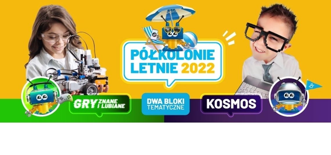 Wakacje w mieście? Postaw na półkolonie z robotami i innymi atrakcjami!