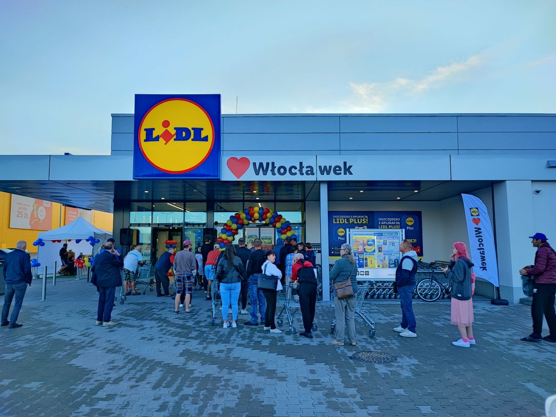 We Włocławku został otwarty czwarty market Lidl. Klienci dopisali
