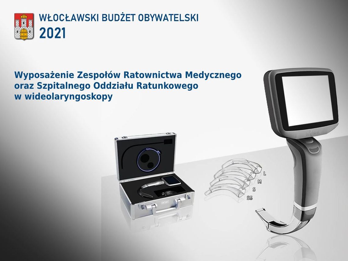 Wideolaryngoskopy trafią do włocławskich Zespołów Ratownictwa Medycznego