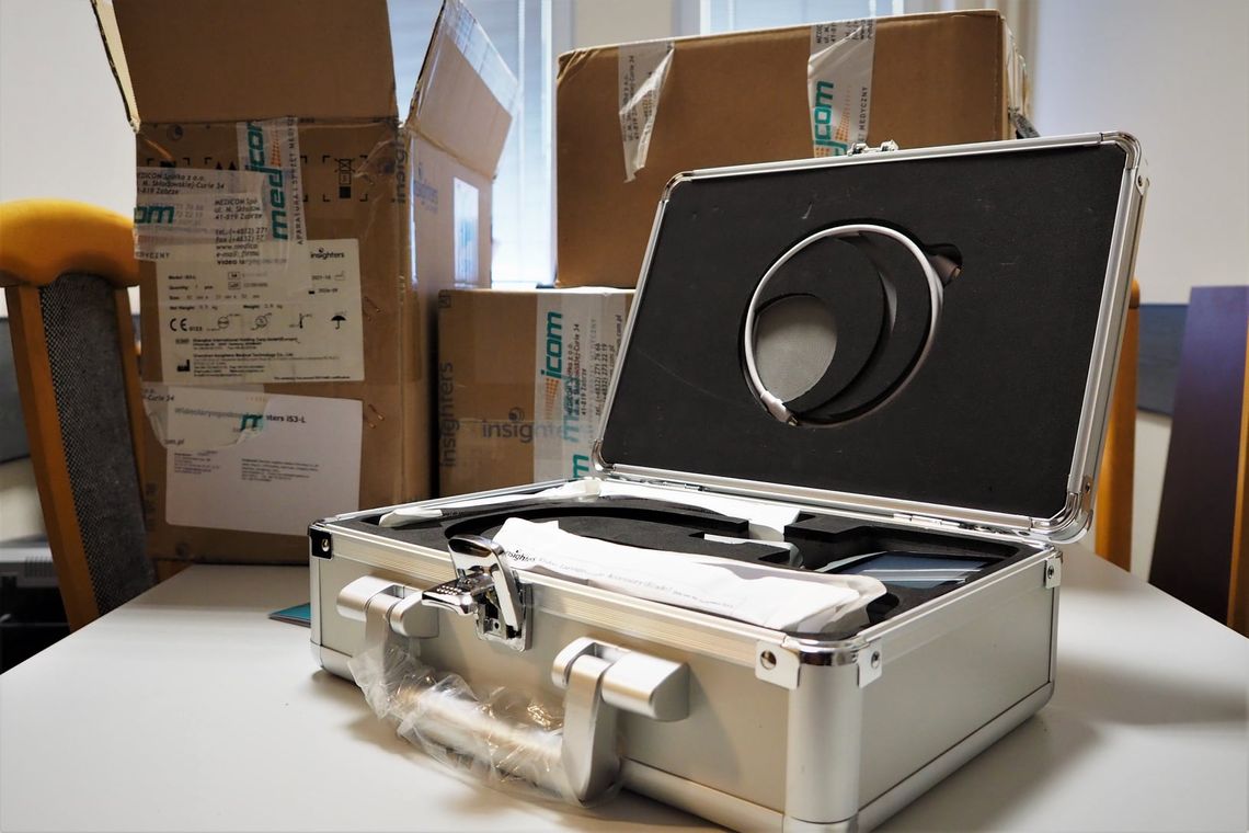 Wideolaryngoskopy zakupione w ramach Budżetu Obywatelskiego w poniedziałek trafią do Wojewódzkiego Szpitala Specjalistycznego we Włocławku