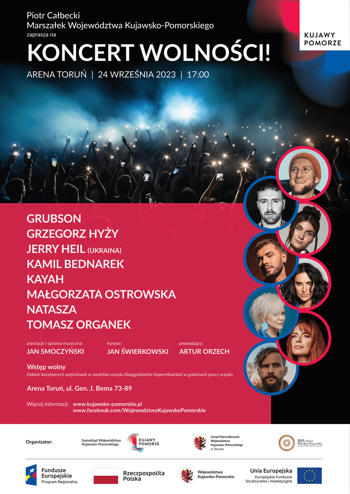 Wielki koncert gwiazd w Toruniu - bezpłatne wejściówki