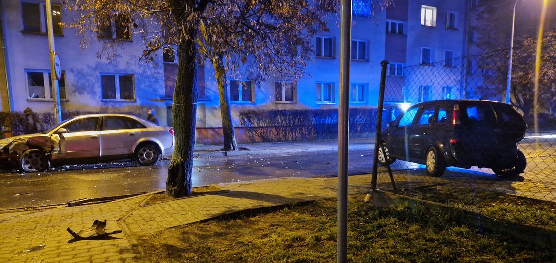 Wigilia nie bez wypadków. Na ul. Chmielnej doszło do zderzenia pojazdów osobowych 