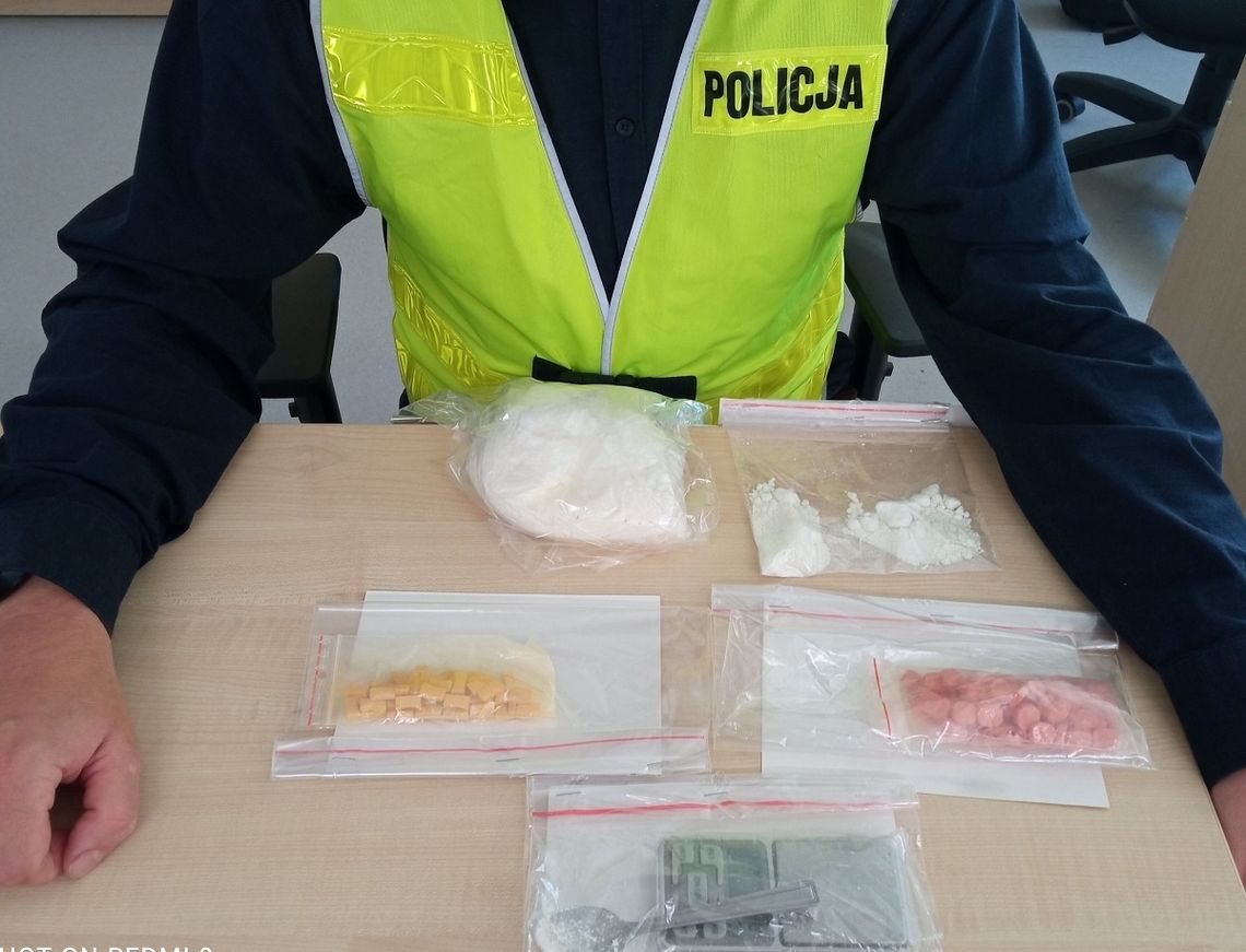 Włocławianin miał 135 tabletek MDMA i 250 gramów amfetaminy