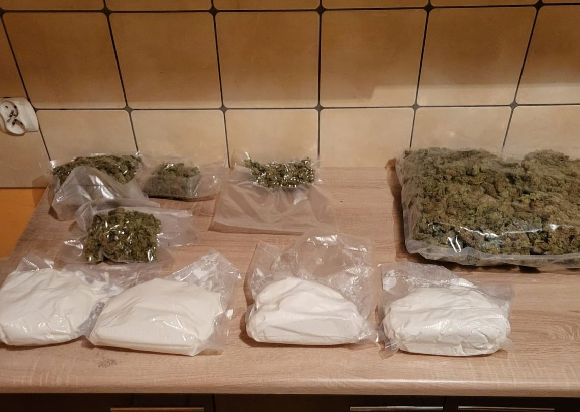 Włocławianin miał ponad 10 kilogramów narkotyków