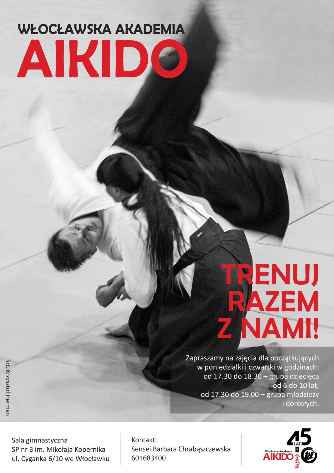 Włocławska Akademia Aikido: nowy nabór do grupy początkującej!