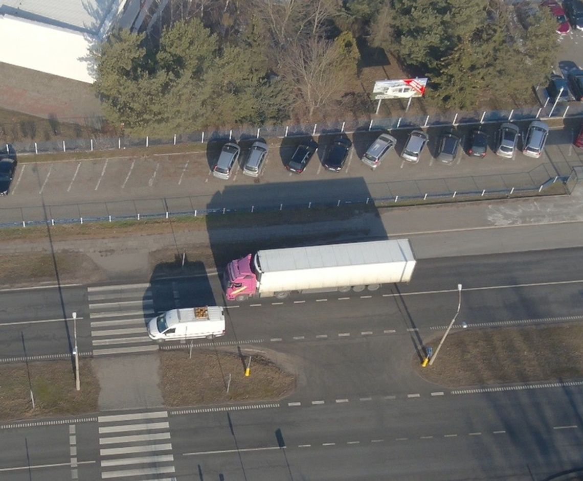 Włocławska policja przy pomocy drona "zapolowała" na kierowców