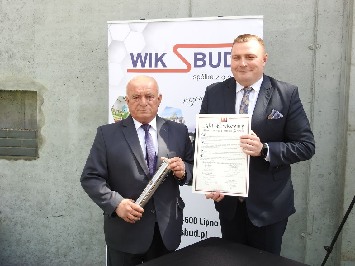 Wmurowano kamień węgielny pod Powiatowe Centrum Zdrowia