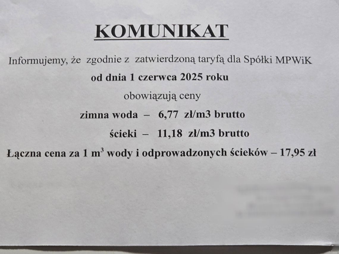 Woda i ścieki droższe we Włocławku. Od lipca mieszkańcy płacą więcej