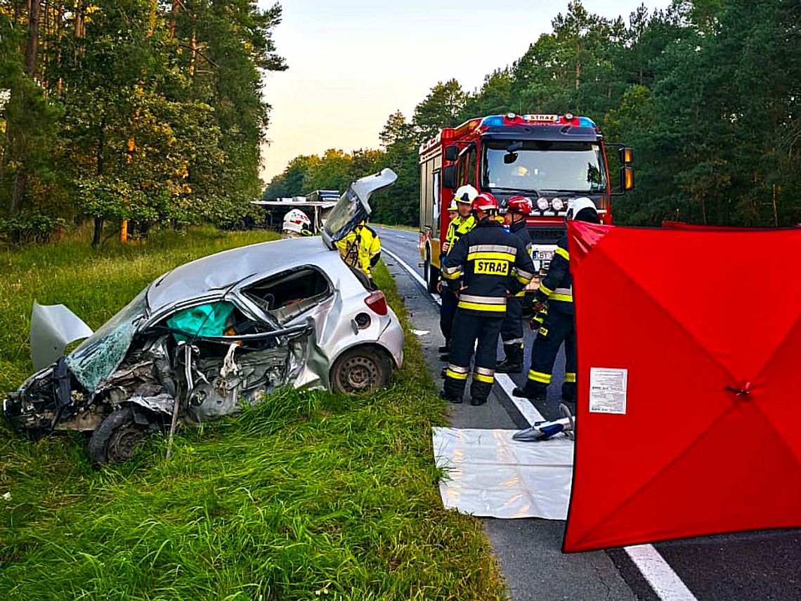 Wypadek śmiertelny na DK 10 gm. Wielka Nieszawka