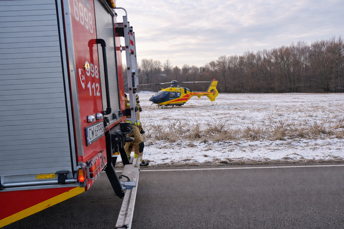 [aktualizacja] Wypadek śmiertelny w Choceniu. Nie żyje 27-letnia kobieta