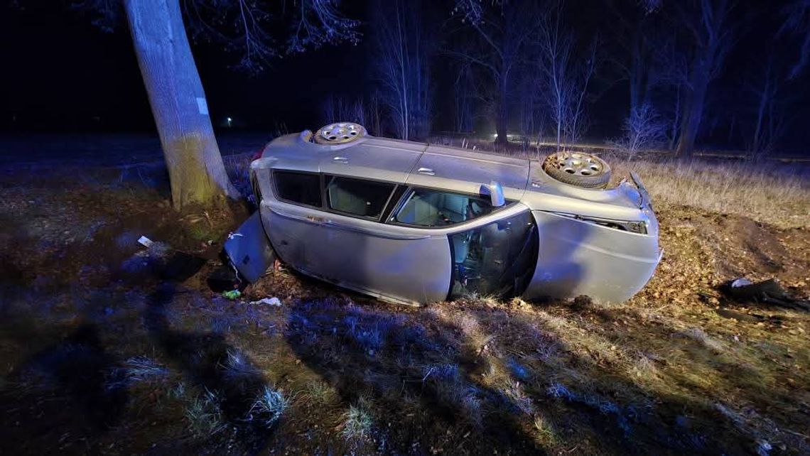 Wypadek w Zawadzie-Piaskach. Jedna osoba poszkodowana