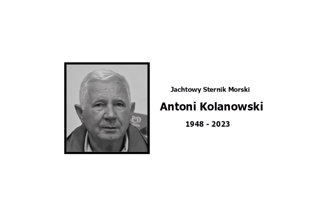 Yacht Club Anwil w żałobie. Zmarł Jachtowy Sternik Morski Antoni Kolanowski