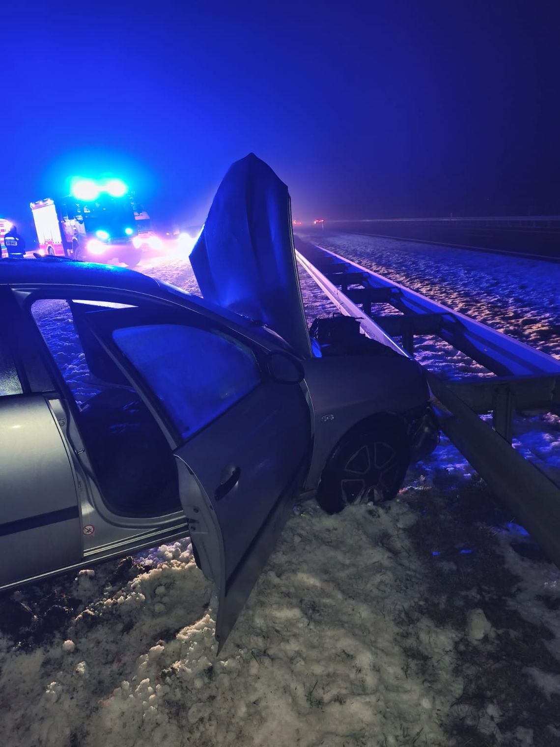 Autostrada w kierunku Łodzi całkowicie zablokowana. Wypadek na wysokości Gminy Lubień Kujawski