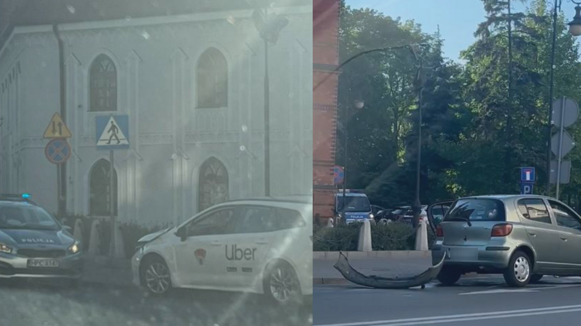 Zderzenie dwóch Toyot na Śródmieściu. Sprawcą 20-latek