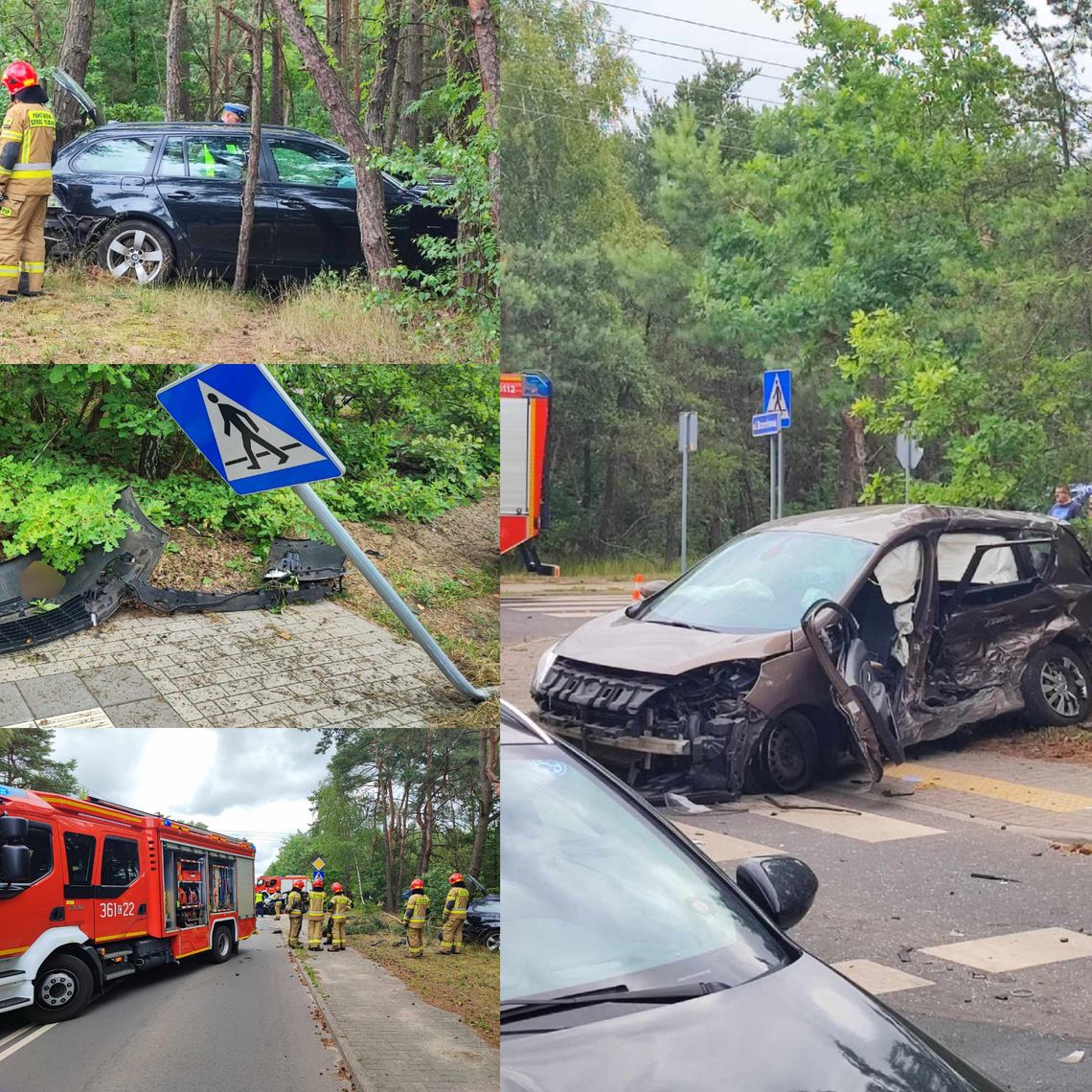 Zderzenie Renault i BMW. Utrudnienia na skrzyżowaniu ulic Kościelnej i Brzezinowej