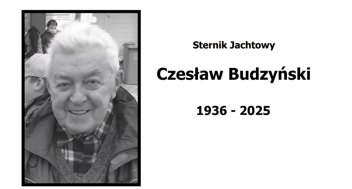 Żeglarze z YACHT CLUB AZOTY w żałobie po śmierci Czesława Budzyńskiego