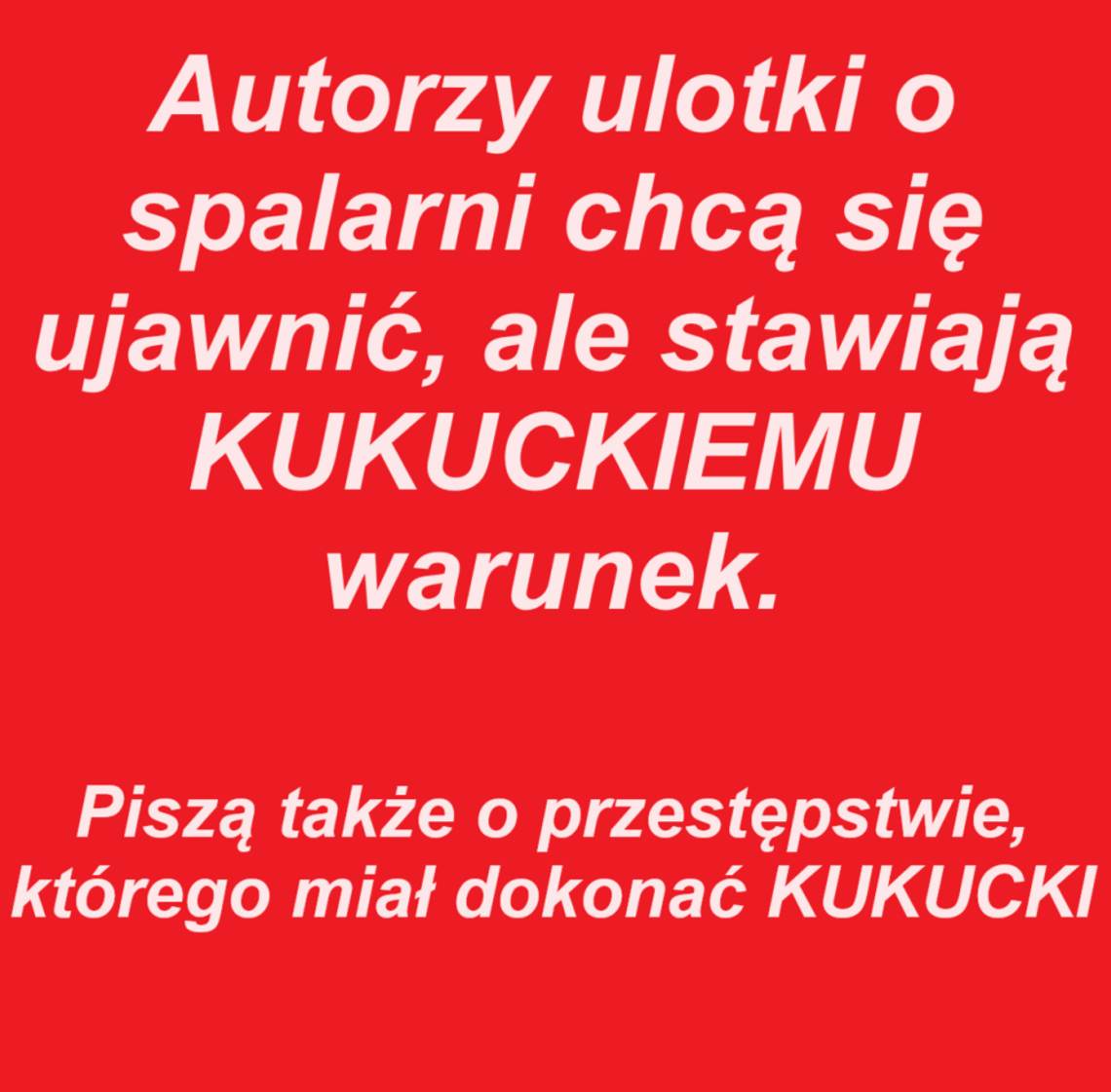 "Zespół Dziennikarzy Śledczych" znów szokuje informacjami o Kukuckim