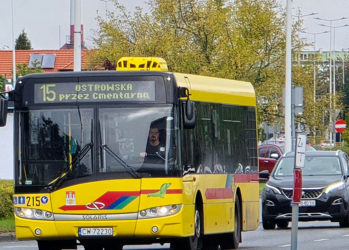 Zmiana tras linii nr 3,12, 15 oraz P