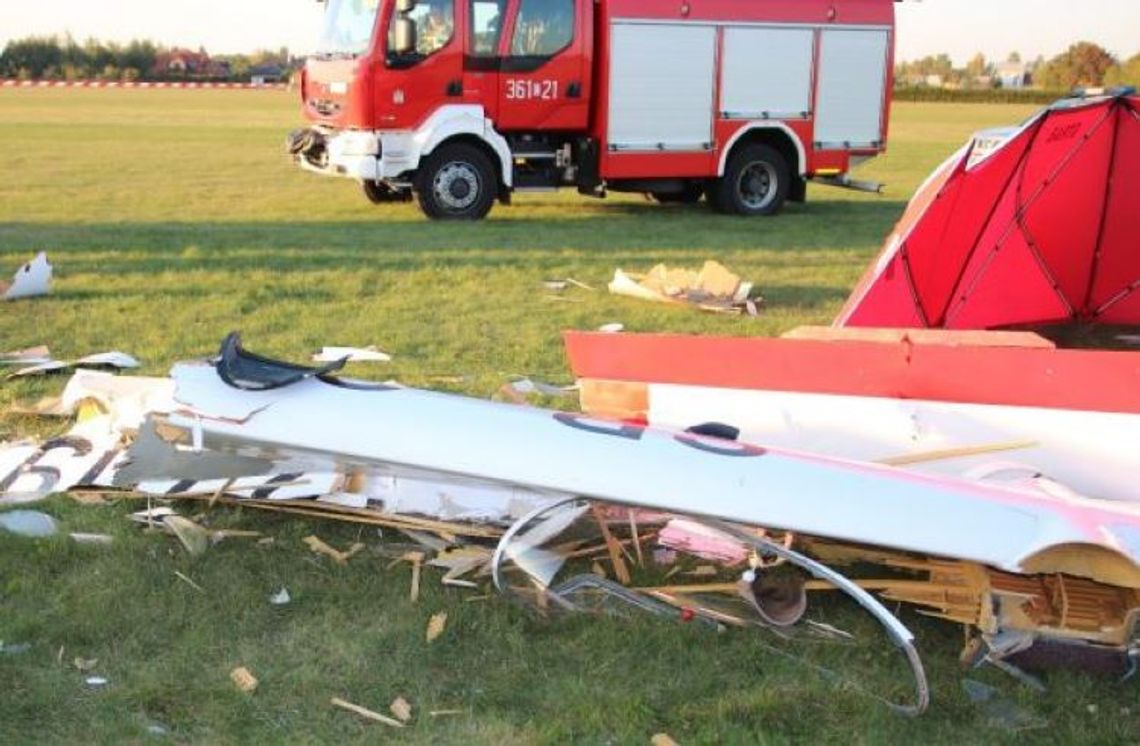 Znamy przyczyny tragedii sprzed roku na lotnisku w Kruszynie. Okoliczności śmierci 43-letniego pilota zbadała Komisji Badania Wypadków Lotniczych