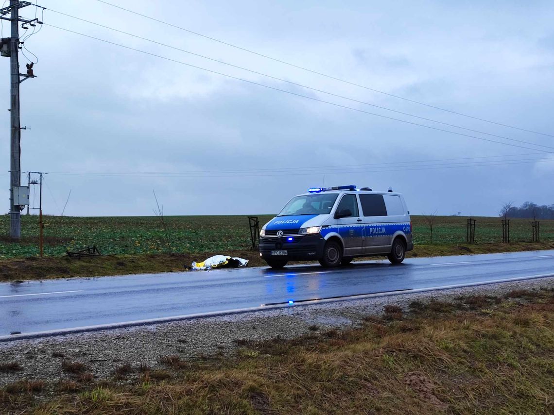 Zwłoki mężczyzny leżały przy drodze. Trwa ustalanie jego tożsamości