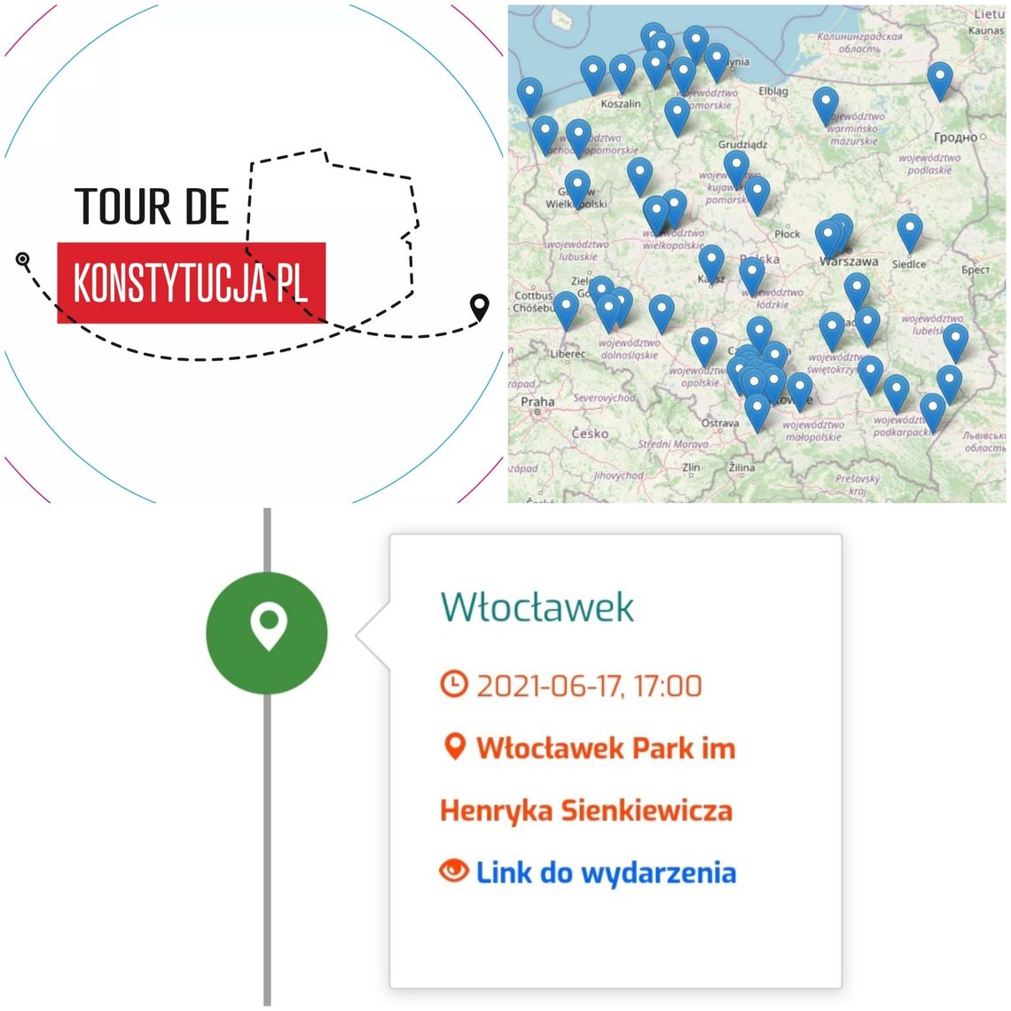 Zwój Konstytucji RP pojawi się we Włocławku. Na Słodowie odbędzie się wydarzenie: „Tour de Konstytucja PL” 