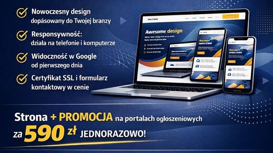 Strona internetowa od 590 zł - uczciwa cena, zero ukrytych kosztów