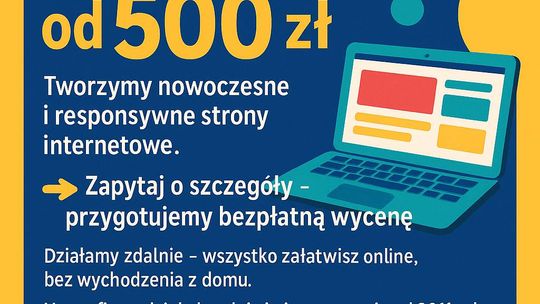 Strony internetowe od 500 zł - tanio, szybko i profesjonalnie! Gotowa nawet w kilka dni! Strony internetowe od 500 zł - tanio, szybko i profesjonalnie! Gotowa nawet w kilka dni!