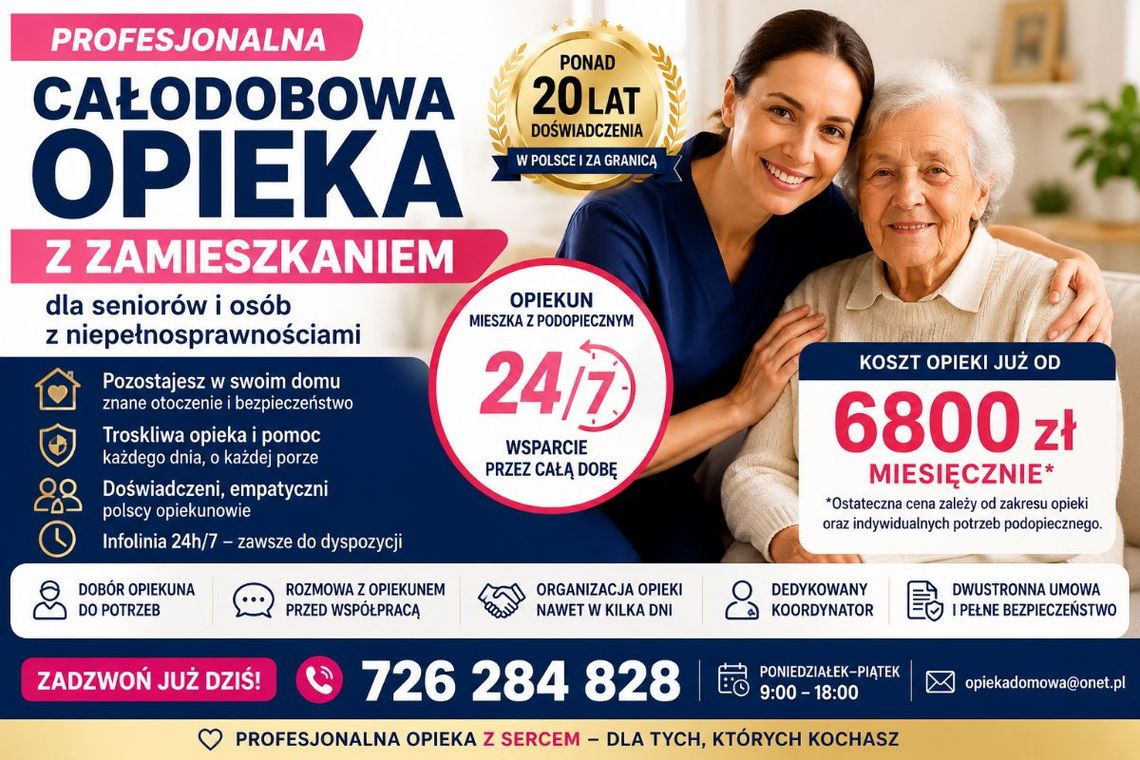 Całodobowa opieka z zamieszkaniem dla seniorów w całej Polsce Całodobowa opieka z zamieszkaniem dla seniorów w całej Polsce