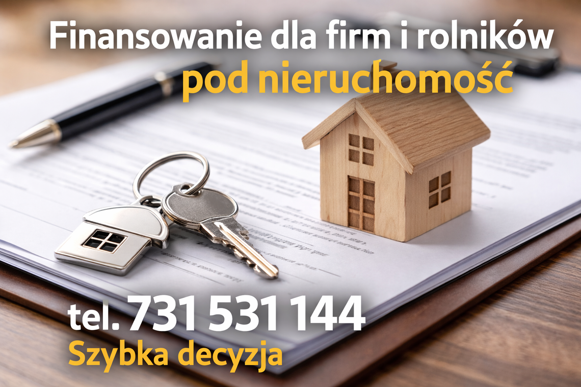 Finansowanie pod hipoteke nieruchomosci