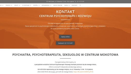 CENTRUM KONTAKT - Poradnia Psychoterapii i Rozwoju