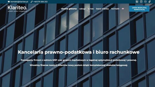 Klariteo – Kancelaria prawno – podatkowa i biuro rachunkowe Klariteo – Kancelaria prawno – podatkowa i biuro rachunkowe