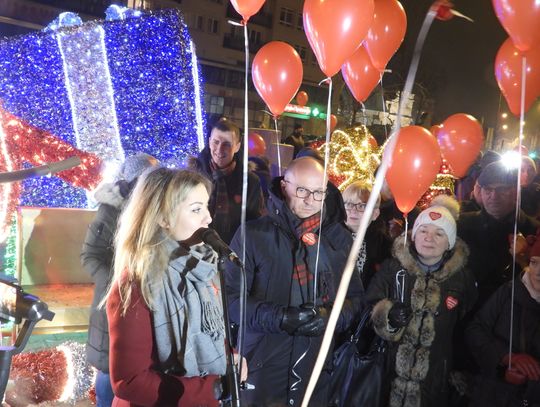 Akcja "Murem za Owsiakiem" we Włocławku