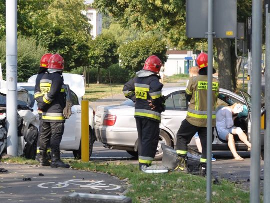 Kolizja na skrzyżowaniu ulic Wienieckiej i Budowlanych